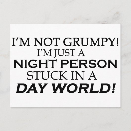 IM NIET GRUMPY BRIEFKAART (Voorkant)