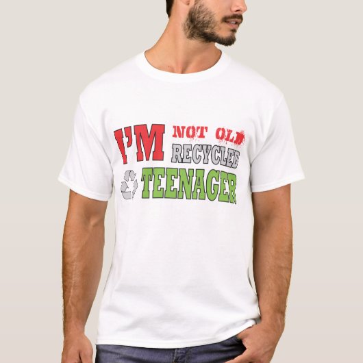Im niet Old Im Recycled Teenager T-shirt (Voorkant)