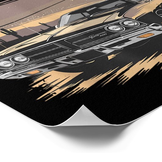 IM niet oud IM Clic Grappige Auto Grafische Mannen Poster (Hoek)