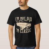 Im niet oud Im klassiek EST 1993  man zwart T-shirt (Voorkant)