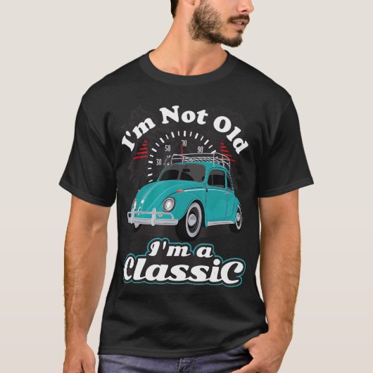Im niet oud Im klassieke ruggengraat T-shirt (Voorkant)