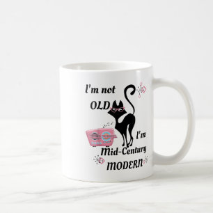 IM niet oud In het midden van de eeuw moderne retr Koffiemok