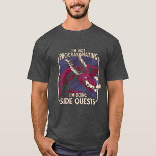 Im niet verlengend Dragon Side Quests T-Shirt