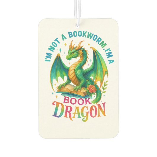 I'm Not A Bookworm.... Luchtverfrisser (Achterkant)
