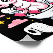 I'm Not A Good Wiper Unicorn Bathroom Humor Funny Poster (Hoek)