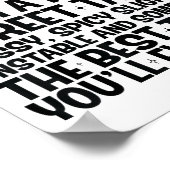 I'm Not A Snack I'm A Full Street Taco Funny Quote Poster (Hoek)