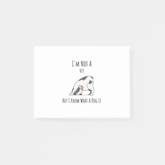 Im Not A Vet But I Know What A Dog Is Post-it® Notes (Voorkant)