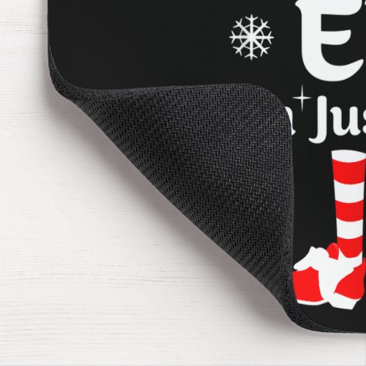 Im Not An Elf I'm Just Short Funny Christmas Famil Muismat (Hoek)