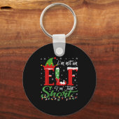 I'm Not An Elf Im Just Short Funny Christmas Match Sleutelhanger (Voorkant)