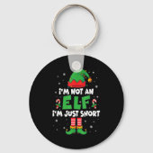 I'm Not An Elf I'm Just Short Funny Christmas Men Sleutelhanger (Voorkant)