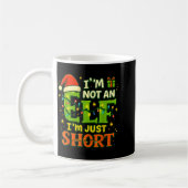 Im Not An Elf Just Short Funny Christmas Xmas Men Koffiemok (Links)