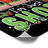 Im Not An Elf Just Short Funny Christmas Xmas Men Poster (Hoek)