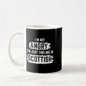 I'm Not Angry I'm Just Smiling In Scottish Dad Fun Koffiemok (Links)