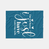 I'm not bossy i just have leadership skills  fleece deken (Voorkant (Horizontaal))