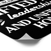 I'm Not Bossy I'm Naturally Gifted At Leadership  Poster (Hoek)