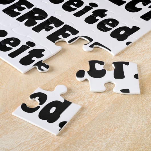 I'm Not Conceited, I'm Just Perfect Legpuzzel (Zijkant)