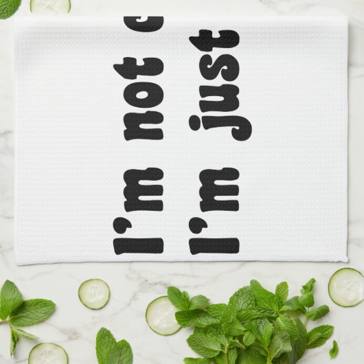 I'm Not Conceited, I'm Just Perfect Theedoek (Gevouwen)