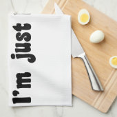 I'm Not Conceited, I'm Just Perfect Theedoek (Quarter Fold)