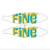 I'm (Not) Fine - Sarcastic Humor T Shirt Basketbal (Panelen)