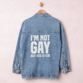 I'm Not Gay But $20 is $20-45324 Denim Jacket (Hangar)