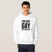I'm Not Gay But $20 is $20-45324 Hoodie (Voorkant volledig)