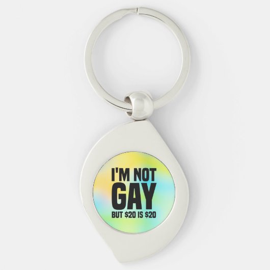 I'm Not Gay But $20 is $20-45324 Sleutelhanger (Voorkant)