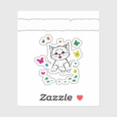 I'm Not Kitten Around - Schattigee en speelse grap Sticker (Vel)