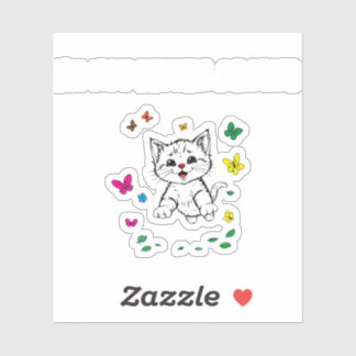 I'm Not Kitten Around - Schattigee en speelse grap Sticker