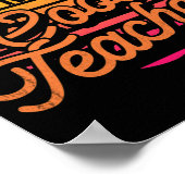 I'm Not Like A Regular Teacher I'm A Cool Teacher Poster (Hoek)