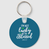 I'm Not Lucky I'm Blessed Shamrock St. Patricks Da Sleutelhanger (Voorkant)