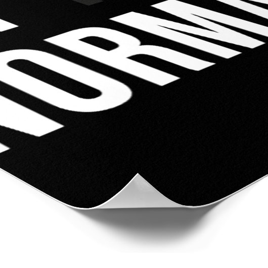 I'm Not Normal Uni-adults Black Modern Funny Casua Poster (Hoek)