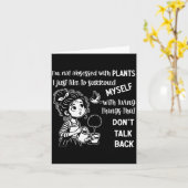 I'm Not Obsessed With Plants I Just Like To Surrou Kaart (Gele Bloem)