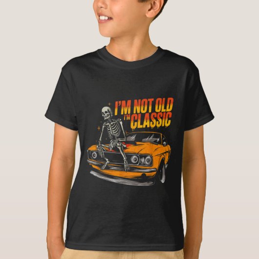 I'm Not Old I'm Clic Funny Car Graphic Old Man Fat T-shirt (Voorkant)