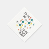 I'm Not Old I'm Mid Century Modern Funny Stars Servet (Hoek)