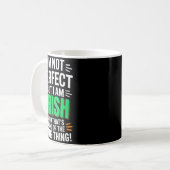 I'm Not Perfect But I Am Irish - Funny Quote  Koffiemok (Voorkant links)