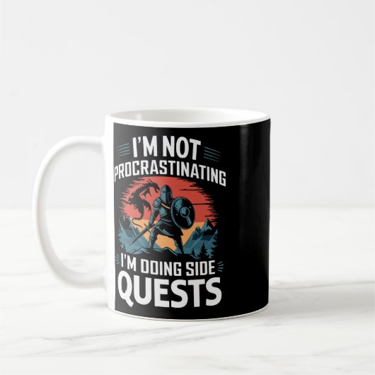 I'm Not Procrastinating Funny Side Quests Gamer 4  Koffiemok (Links)