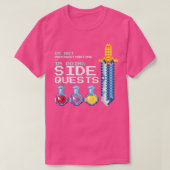 I'm not procrastinating i'm doing Side Quests MMOG T-shirt (Design voorkant)