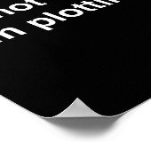 I'm Not Quiet I'm Plotting Funny Introvert Poster (Hoek)