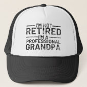 I'm Not Retired I'm A Professional Grandpa Trucker Pet (Voorkant)