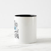 I'm Not Retired I'm A Professional Grandpa Tweekleurige Koffiemok (Center)