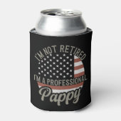 I'm not Retired I'm a Professional Pappy Blikjeskoeler (Blikje Voorkant)