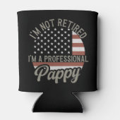 I'm not Retired I'm a Professional Pappy Blikjeskoeler (Achterkant)