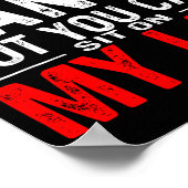 I'm Not Santa But You Can Sit On My Lap, Funny San Poster (Hoek)