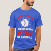 Im Not Screaming Coaching Sports Coach Baseball fu T-shirt (Voorkant)