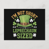 I'm Not Short I'm Leprechaun Size beroemd gemaakt  Briefkaart (Voorkant)
