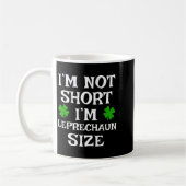 I'm Not Short Leprechaun Size Irish Funny St Patri Koffiemok (Links)