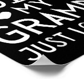 I'm Not Siled My Gramps Just Loves Me Funny Granhi Poster (Hoek)