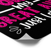 I'm Not Siled My Great Aunt Just Loves Me Great Ni Poster (Hoek)