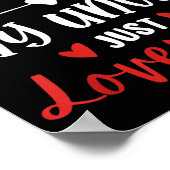 I'm Not Siled My Uncle Loves Me Nephew Niece Match Poster (Hoek)