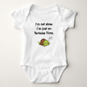 I'm Not Slow, I'm Just on Tortoise Time - Cute Sl Romper (Voorkant)